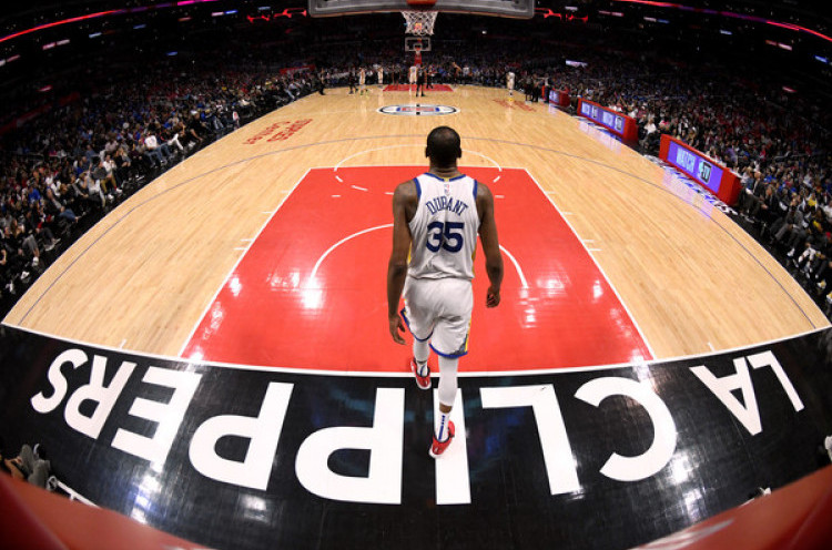 Tertinggal 1-3 dari Raptors, Warriors Masih Berharap Kevin Durant Kembali