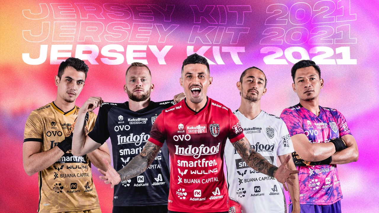 Bali United Menuju Liga 1 2021/2022 dengan 19 Sponsor