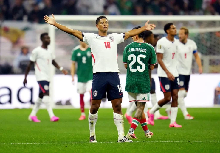 Rating Pemain Meksiko vs Inggris: Jude Bellingham Jadi Mimpi Buruk Tuan Rumah