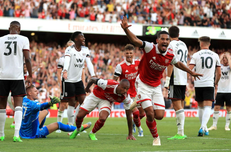 Arsenal Beruntung Lakukan Comeback Kemenangan Lawan Fulham