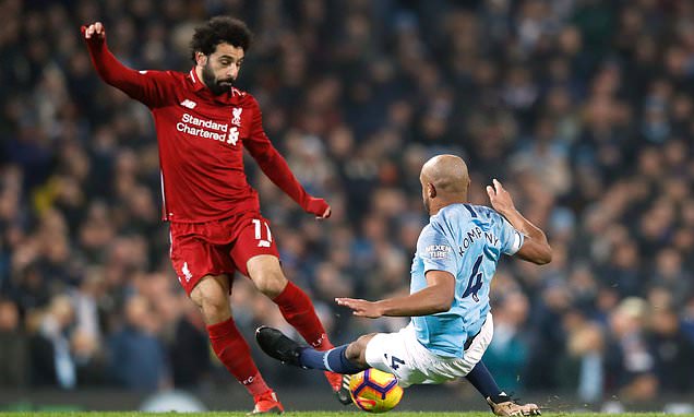 Lakukan Tekel Keras, Vincent Kompany Bantah Ingin Lukai Mohamed Salah