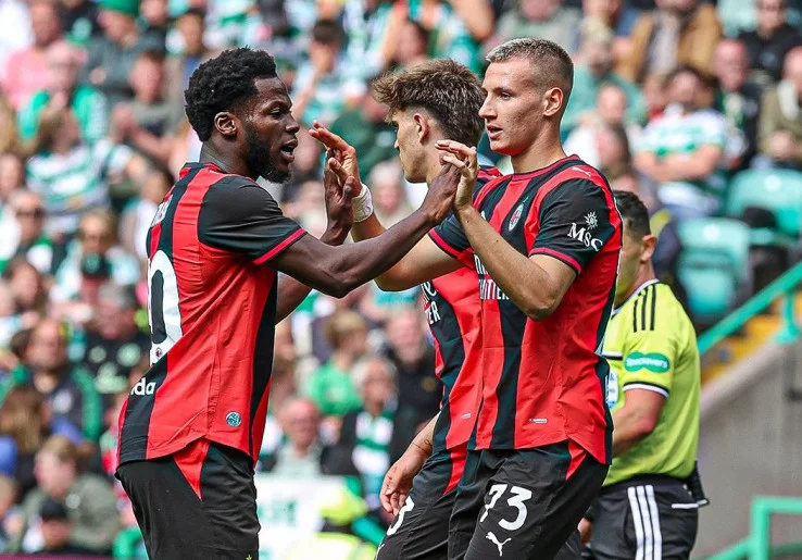Hasil Celtic vs AC Milan: Francesco Camarda Menyelamatkan Muka Rossoneri