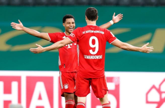 Bayern 3-0 Lyon, Duet Lewandowski-Gnabry Samai Rekor Liga Champions Bale-Ronaldo