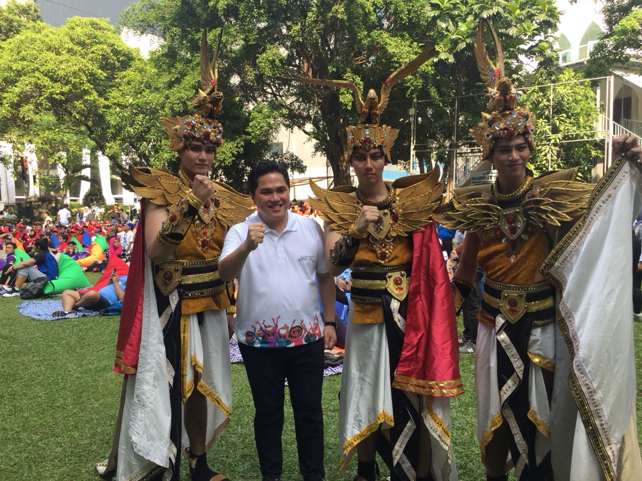 Parade Asian Games 2018 Cuci Mata Pengunjung Car Free Day