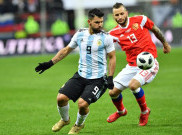 Aguero Buka Rekening Gol, Argentina Menang Tipis atas Rusia