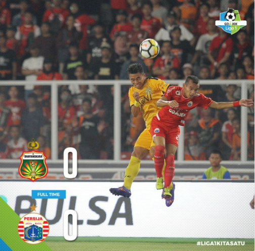 Bhayangkara FC 0-0 Persija Jakarta: Laga Pembuka Liga 1 2018 Tanpa Gol