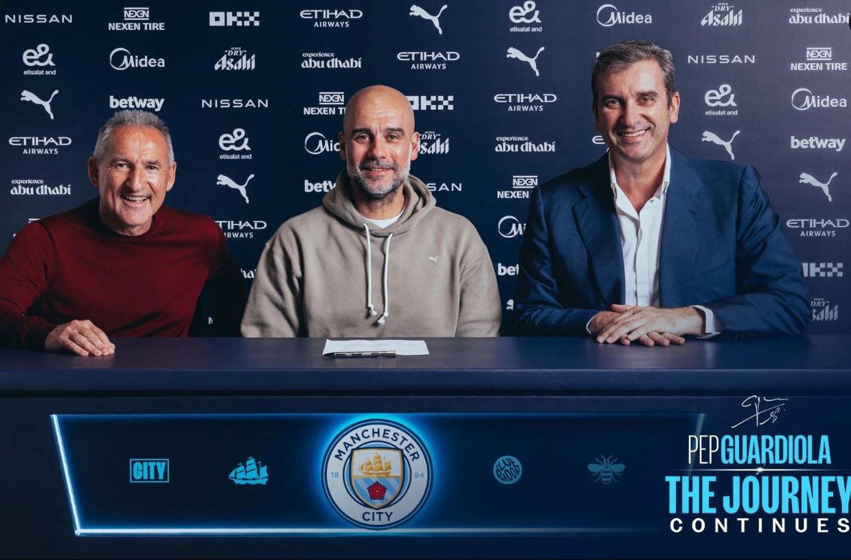 Arne Slot dan Mikel Arteta Komentari Kontrak Baru Pep Guardiola