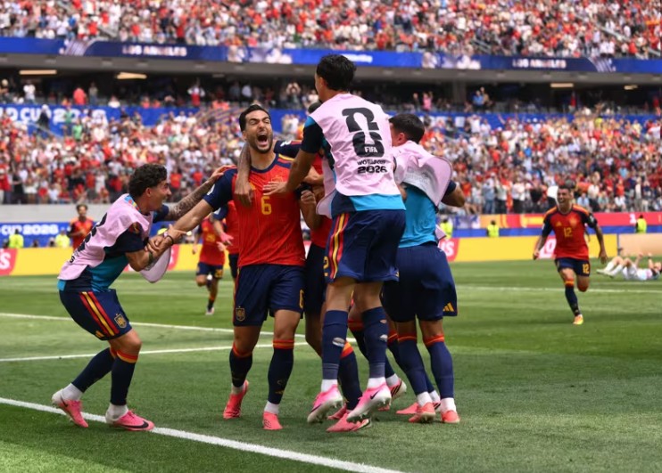 Hasil Piala Dunia 2026: Kalahkan Belgia 2-1, Spanyol ke Semifinal