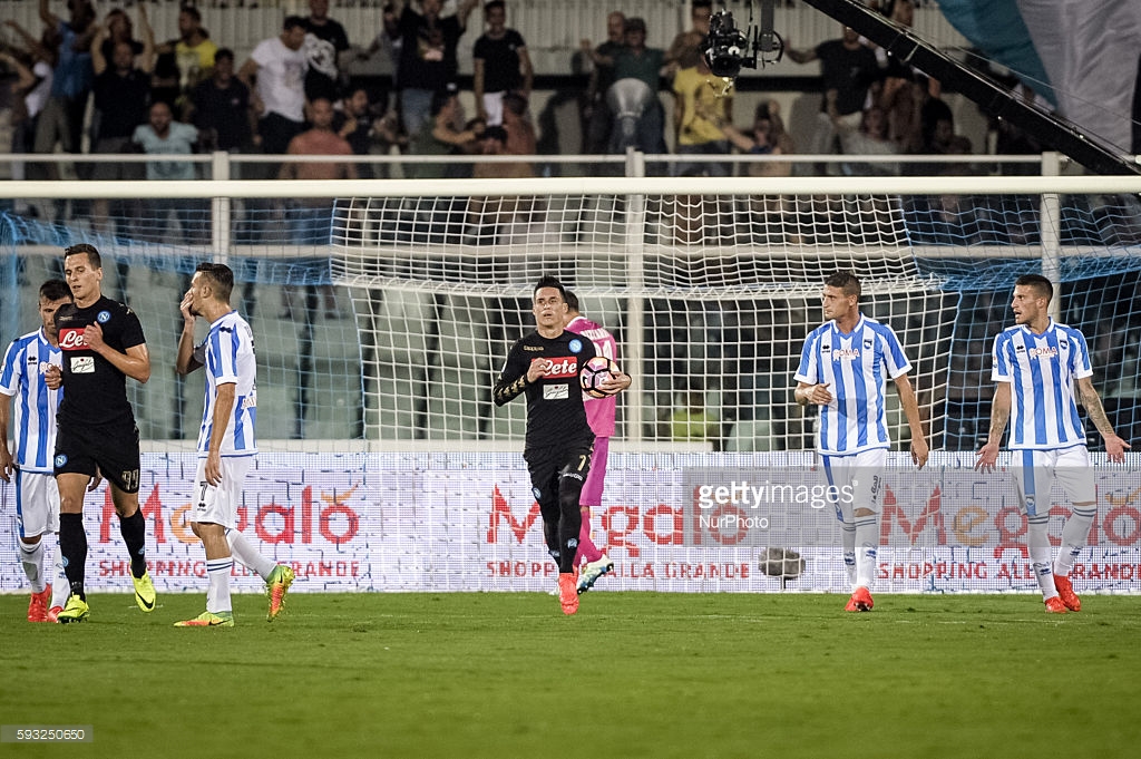 Hasil Pertandingan Serie-A : Pescara 2-2 Napoli