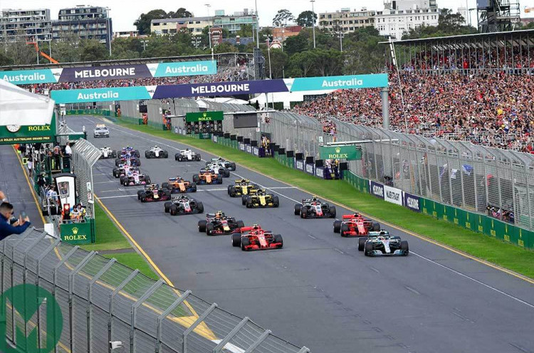 Tak Khawatir Virus Corona, F1 GP Australia Tetap Dihelat dengan Penonton