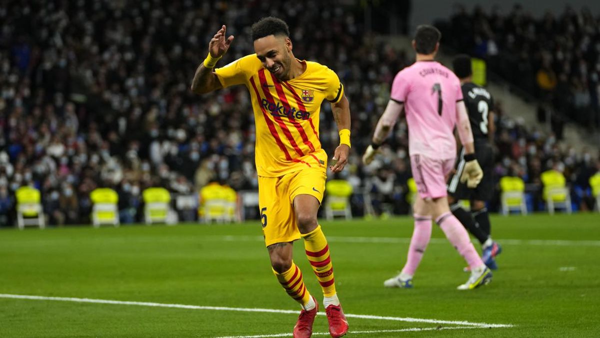 Rahasia Aubameyang Bersinar di El Clasico