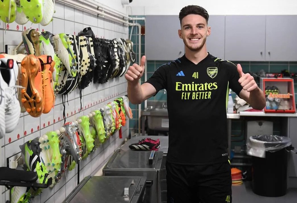 Jadi Anak Baru di Arsenal, Declan Rice Kena Ospek Mikel Arteta