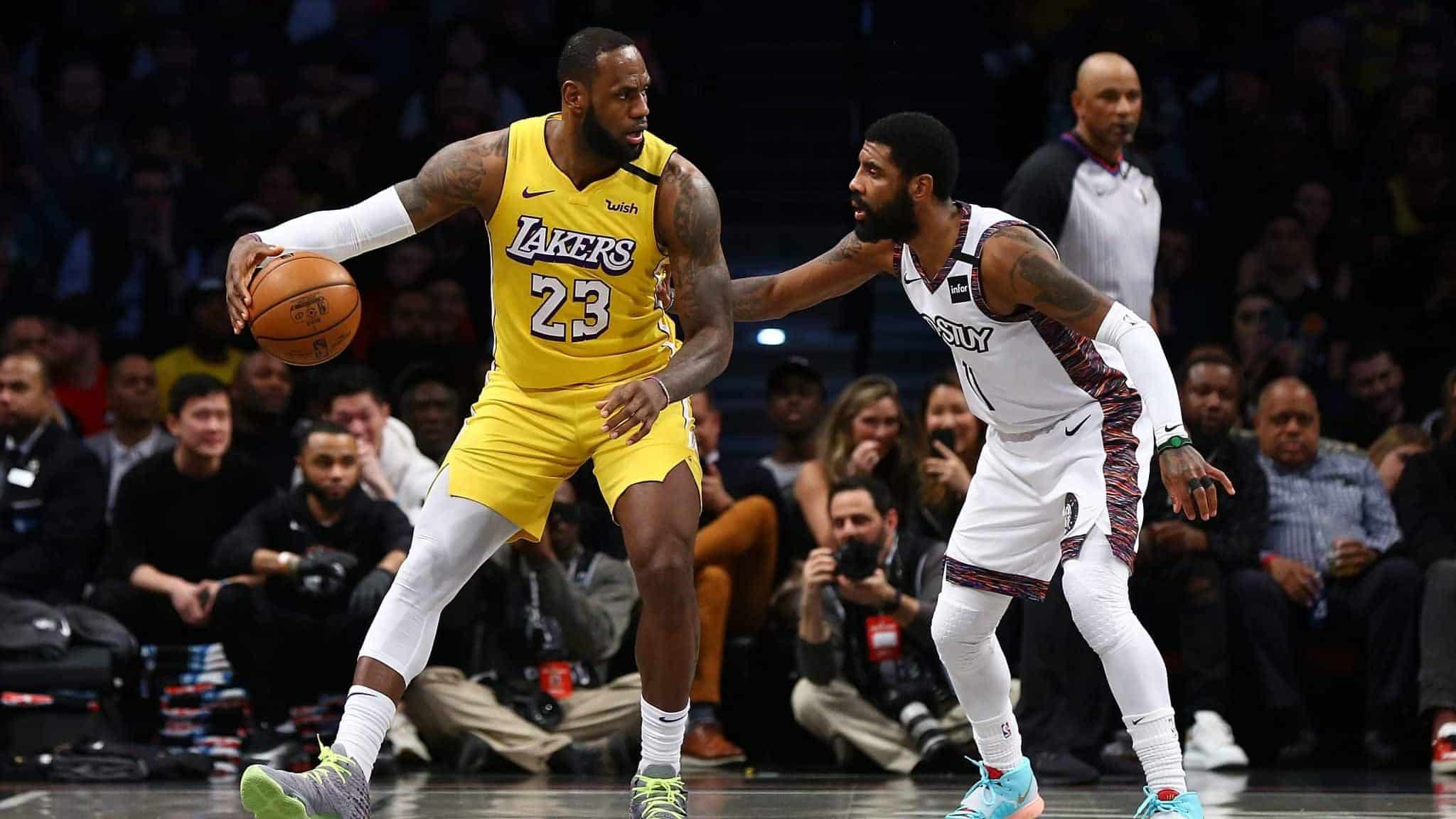 Hasil NBA: Triple-Double LeBron James Bawa Lakers Kalahkan Nets yang Diperkuat Kyrie Irving 