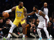 Hasil NBA: Triple-Double LeBron James Bawa Lakers Kalahkan Nets yang Diperkuat Kyrie Irving 