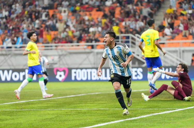 Hasil Piala Dunia U-17 2023: Claudio Echeverri Hat-trick, Argentina ke Semifinal Singkirkan Brasil