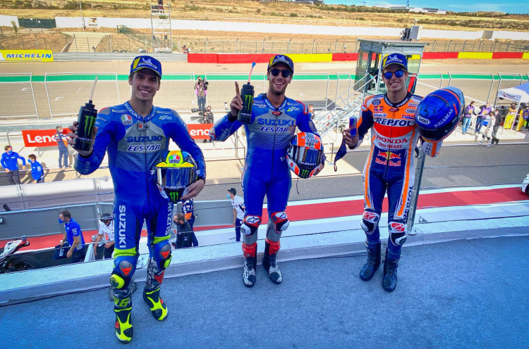 5 Fakta Menarik MotoGP Aragon: Suzuki Berjaya, Yamaha Menanggung Malu