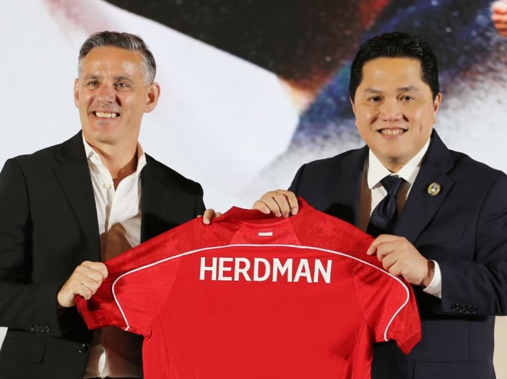 PSSI Resmi Perkenalkan John Herdman sebagai Pelatih Timnas Indonesia