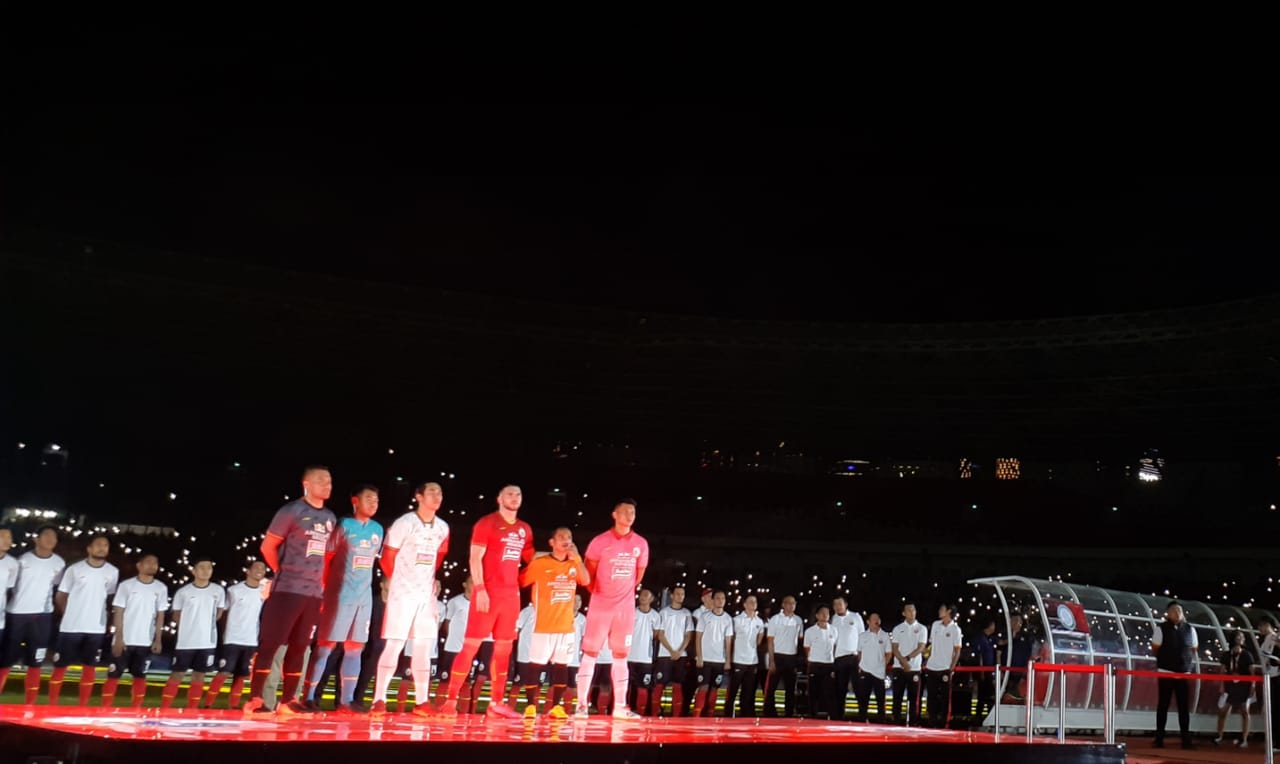 Peluncuran Tim Persija Mewah, Ribuan Jakmania Banjiri SUGBK