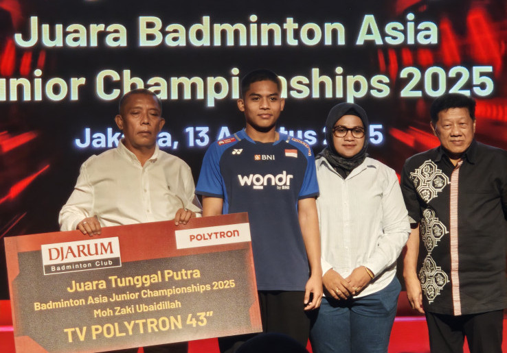 PB Djarum Guyur Bonus untuk Moh Zaki Ubaidillah, Juara Asia Junior Championships 2025