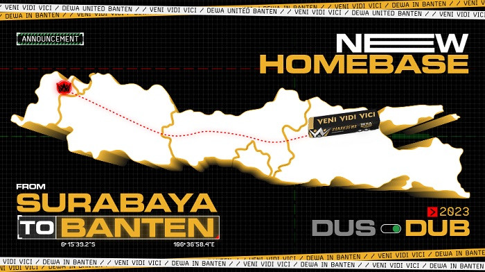 Dewa United Pindah ke Rumah Baru