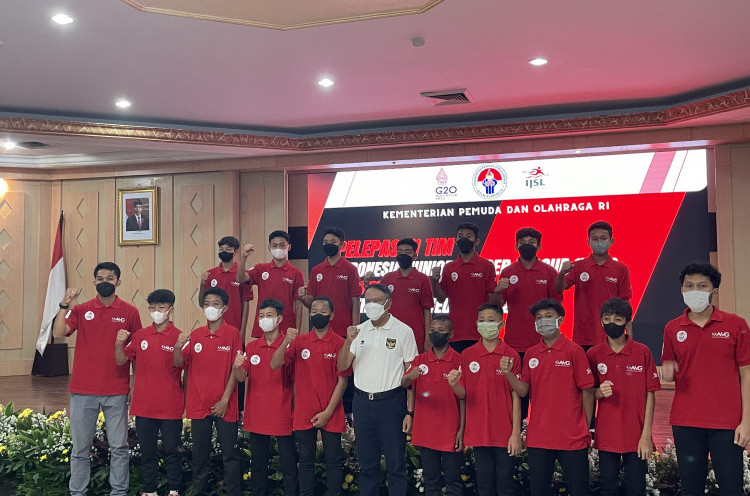 Menpora Zainudin Amali Lepas Tim Indonesia ke Gothia Cup 2022