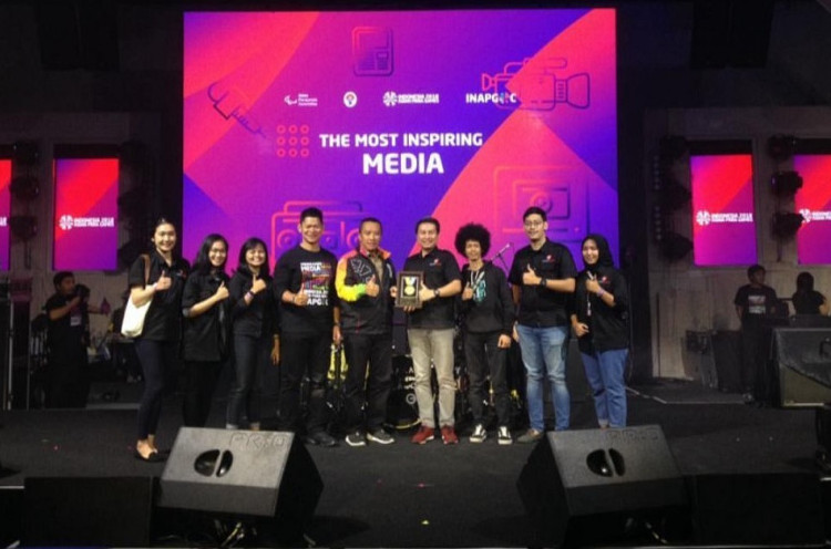 KamiBijak.com Dapat Penghargaan Media Paling Inspiratif Asian Para Games 2018 dari INAPGOC