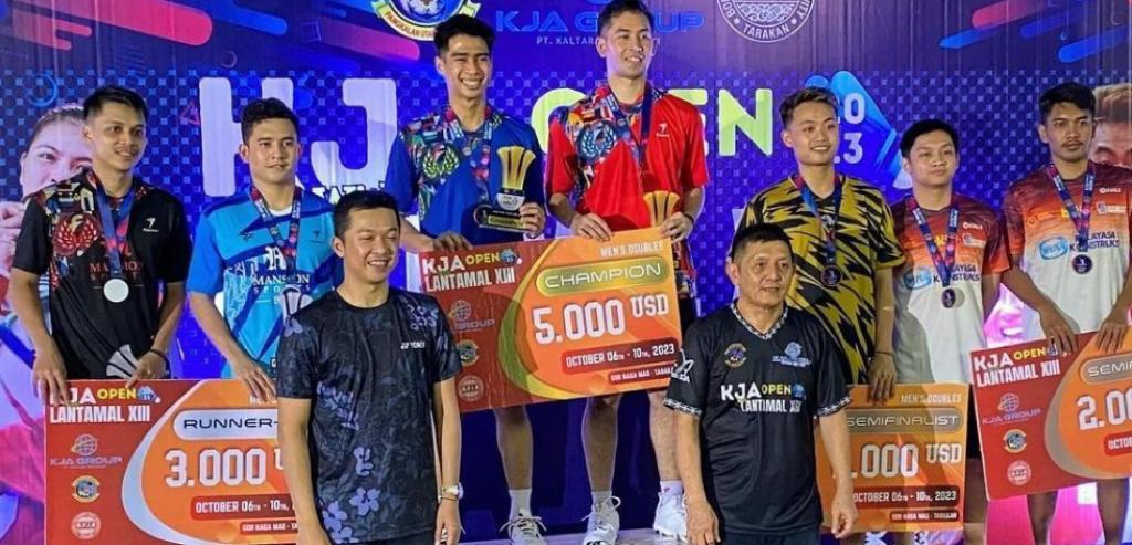 Asghar/Dwiki Sabet Medali Perak Turnamen KJA Open 2023