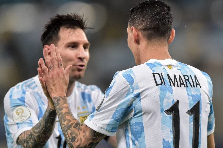 Pesan Angel Di Maria untuk Timnas Argentina: Jangan Terlalu Bergantung kepada Lionel Messi