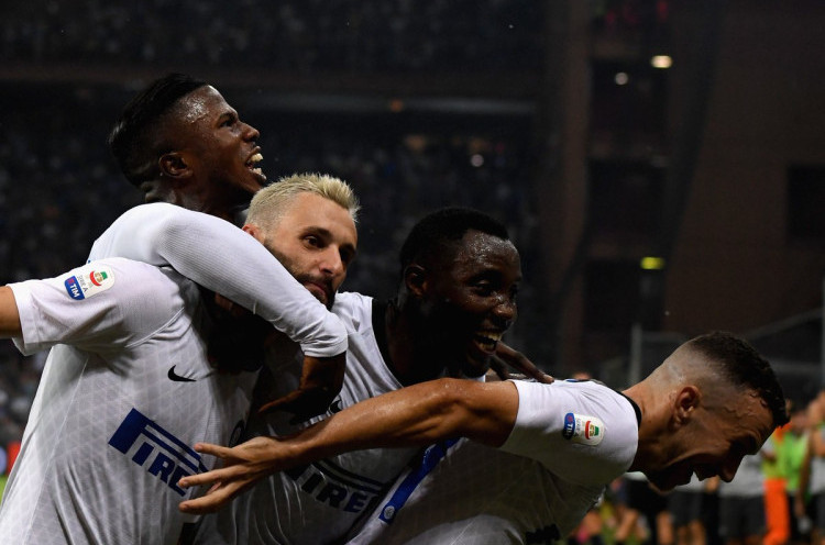 Hasil Pertandingan Liga-liga Eropa: Inter Menang Dramatis,Tiga Gol Dianulir 