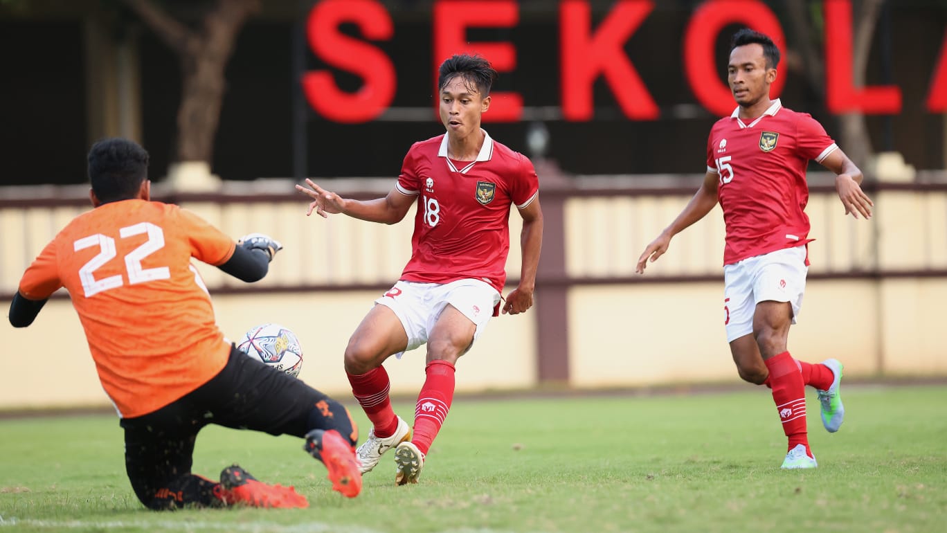 Timnas Indonesia U-19 Kalah 1-2 dari Persija U-18