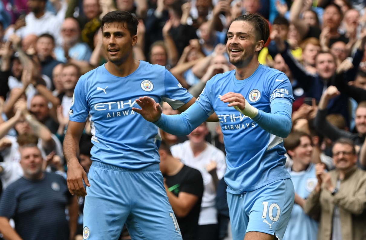 Manchester City 5-0 Norwich: Gol Perdana Grealish Warnai Pesta di Etihad