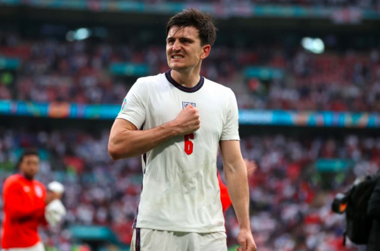 Inggris Belum Kebobolan Gol di Piala Eropa, Maguire Dipuji bak Lucio