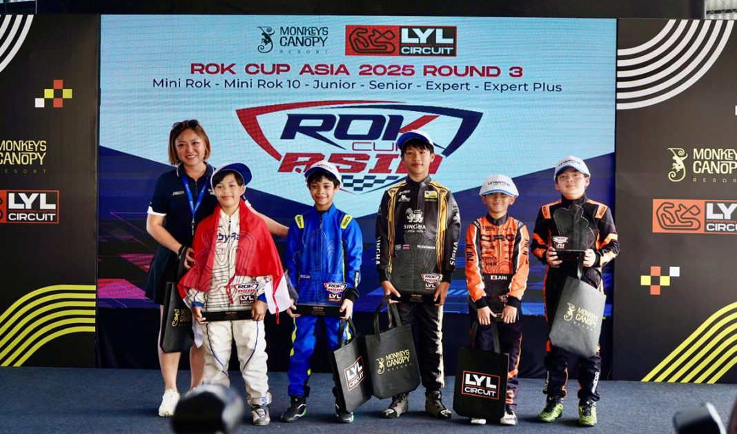 Muhammad FA Wibowo Terdepan, Rok Cup Asia 2025 Round 3 Didominasi Pembalap Gokart Indonesia