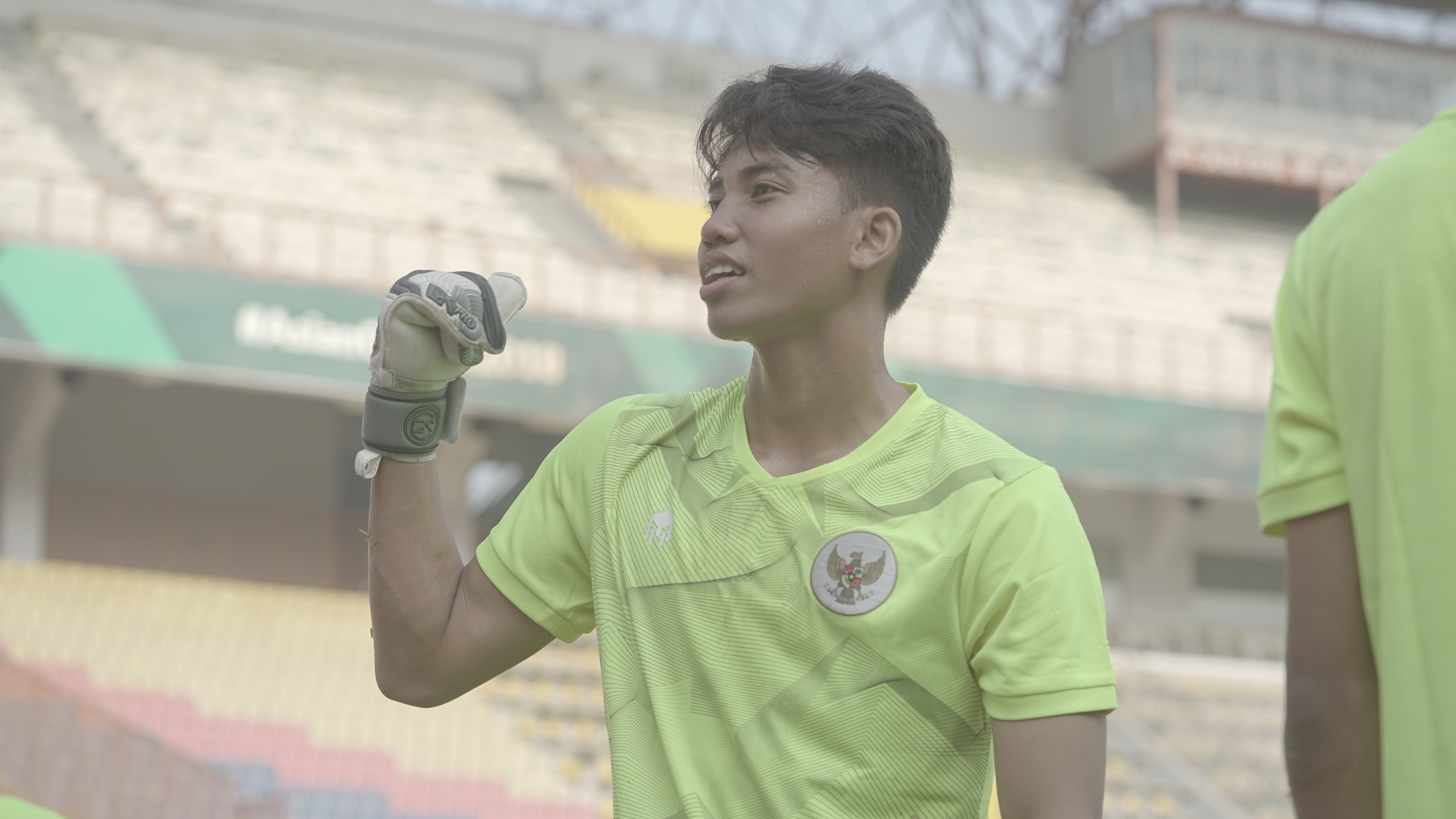 Penjaga Gawang Timnas Indonesia U-16 Selalu Dukung Setiap Pemain Baru yang Datang di TC