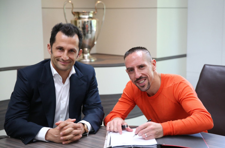 Franck Ribery Resmi Teken Kontrak Baru dengan Bayern Munchen