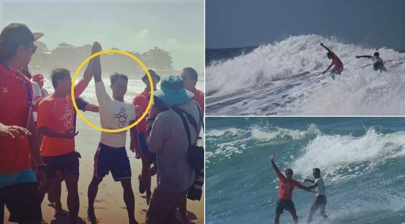 SEA Games 2019: Peselancar Filipina Buang Peluang Medali Emas demi Selamatkan Pesaing dari Indonesia