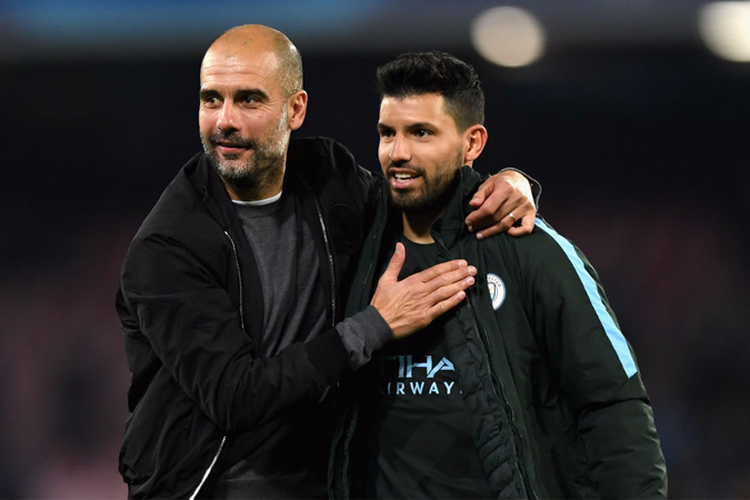 Guardiola Bandingkan Sergio Aguero dengan Messi dan Maradona