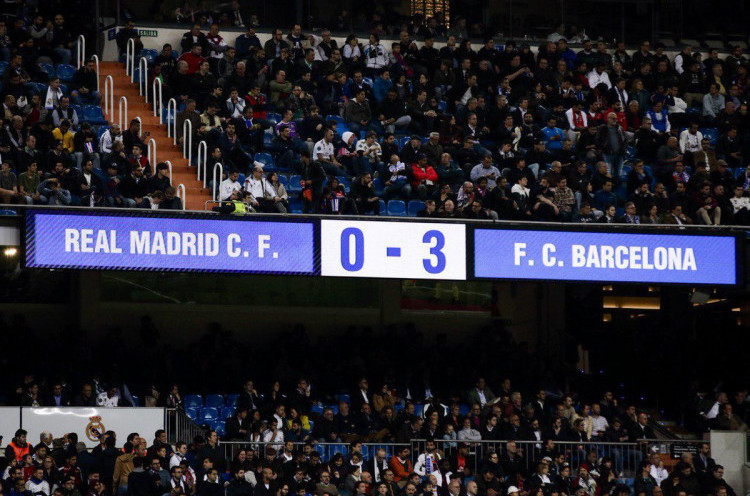 Real Madrid 0-3 Barcelona, Enam Final Berturut-turut untuk Blaugrana