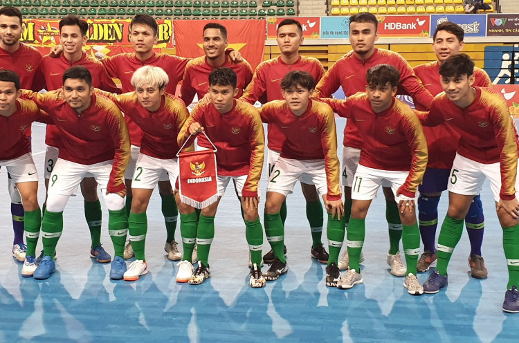 Piala AFF Futsal 2019: Timnas Indonesia Tantang Thailand di Babak Final