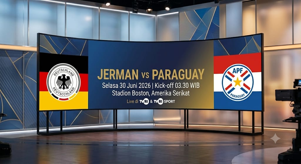 Jadwal dan Link Streaming 32 Besar Piala Dunia 2026: Jerman vs Paraguay, Live TVRI Selasa (30/6) Pukul 03.30 WIB