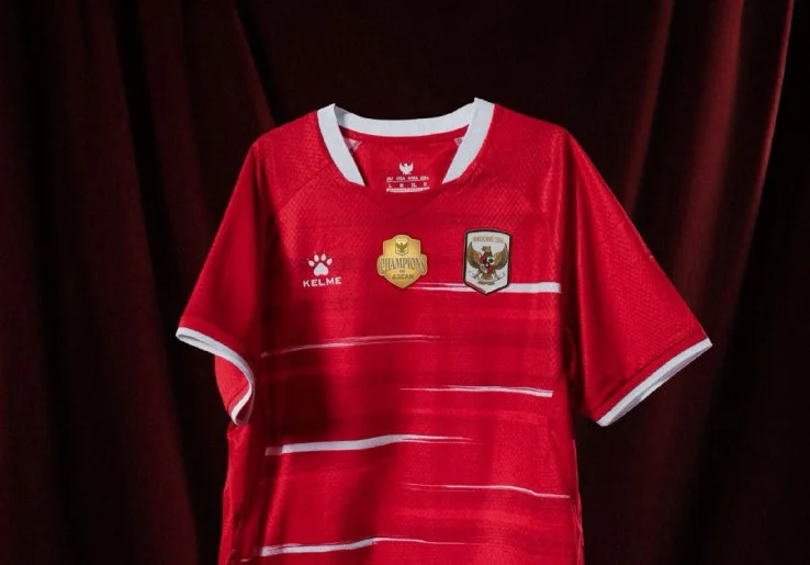Kelme Luncurkan Jersey Champions Edition Timnas Indonesia, Ini Harga dan Jadwal Penjualannya