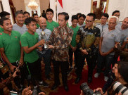 Terima Timnas Indonesia U-16, Presiden Jokowi Minta Digeber dan Janjikan Bapak Angkat