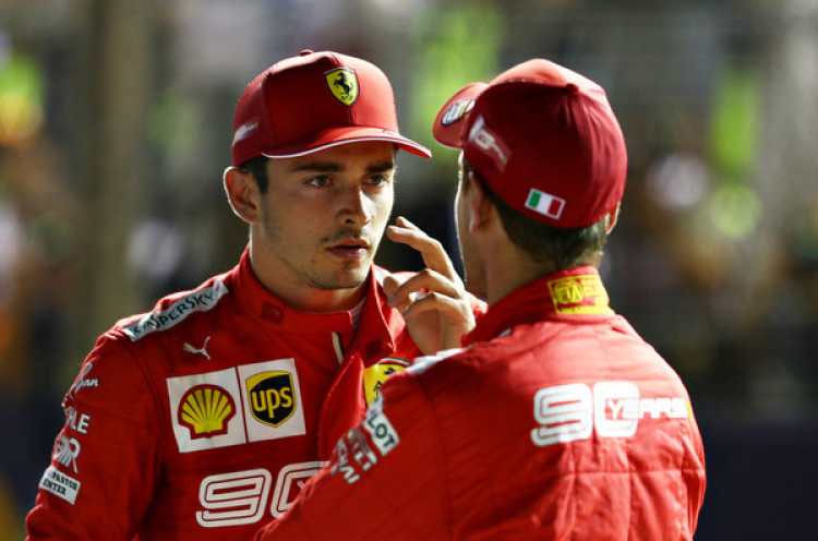 Misteri Pertemuan Charles Leclerc, Sebastian Vettel dan Bos Ferrari Usai 'Kekacauan' di GP Brasil 
