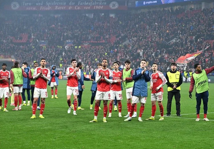 Superkomputer Prediksi Peluang Arsenal ke Perempat Final Usai Imbang dengan Leverkusen
