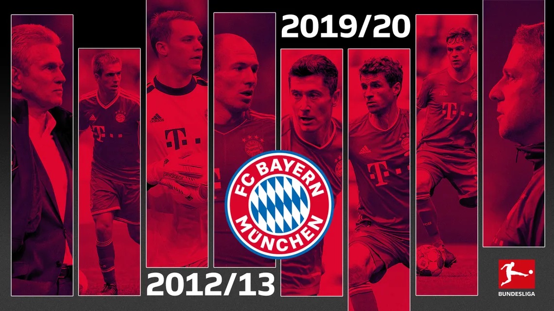 Perbandingan Skuad Treble Bayern Munchen 2013 dengan 2020