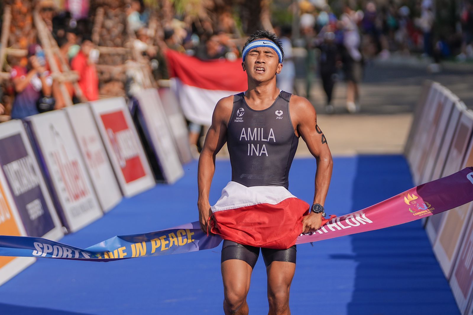 Medali Emas Pertama SEA Games 2023 dari Aquathlon Putra untuk Indonesia