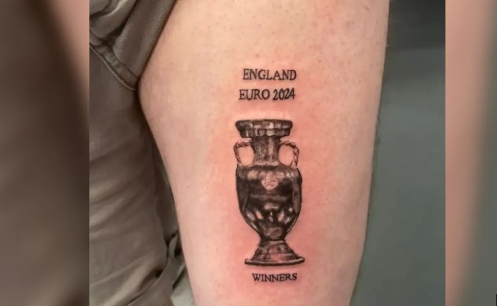 Yakin Menang, Suporter Inggris Sudah Bikin Tato Inggris Juara Euro 2024