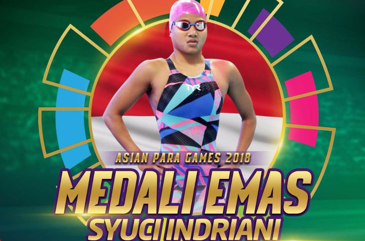 Renang Sumbangkan Medali Emas Asian Para Games 2018 Keempat untuk Indonesia