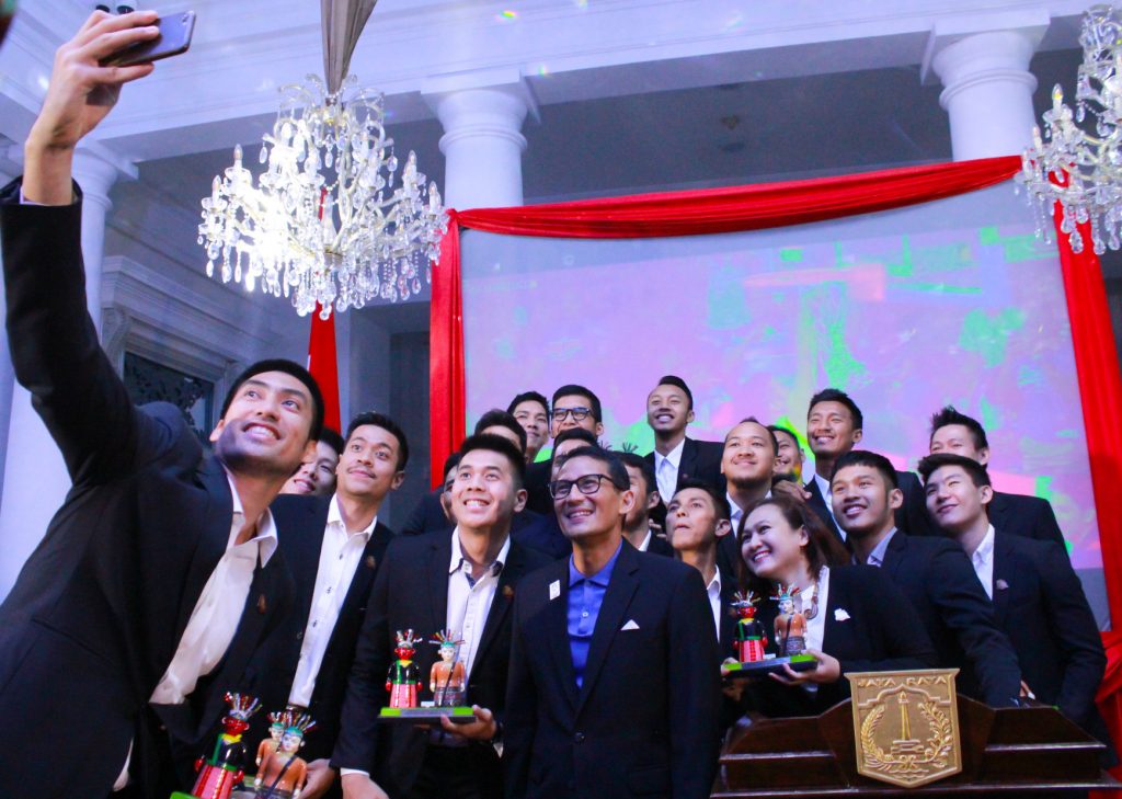 Juarai IBL 2017-2018, Satria Muda Pertamina Dapat Apresiasi dari Sandiaga Uno