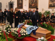 Suasana Ruang Pemakaman Sinisa Mihajlovic, Dihadiri Vincenzo Montella hingga Luciano Spalletti